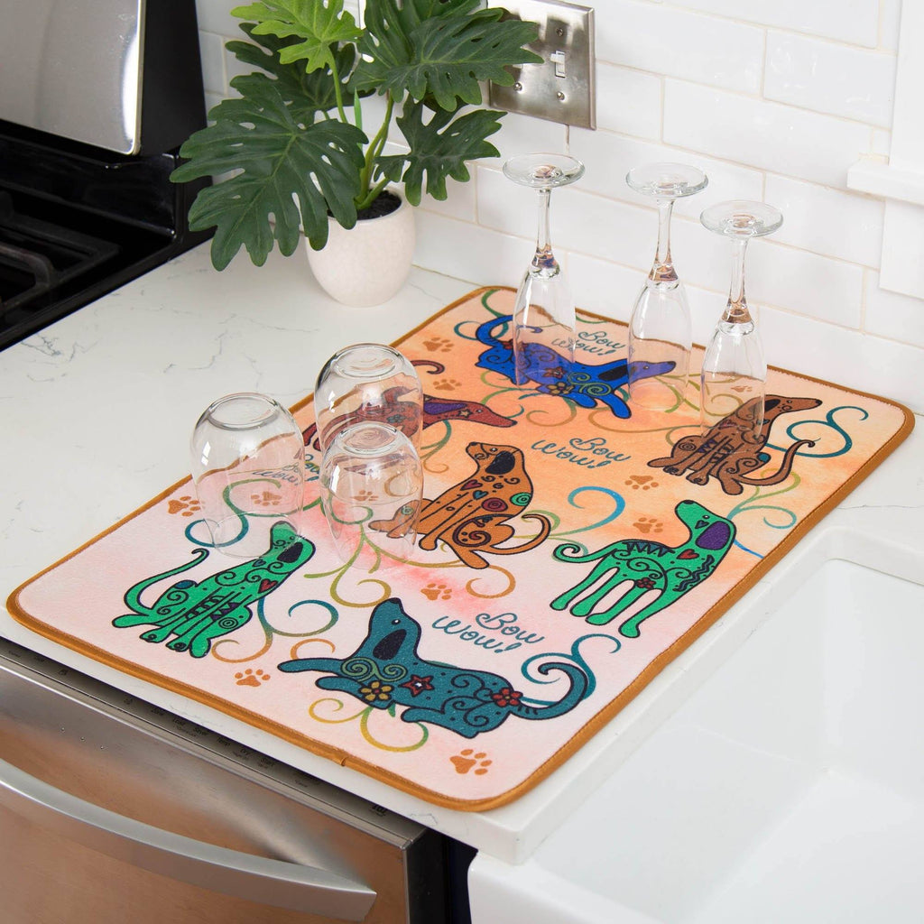 Paws & Pets Microfiber Dish Drying Mat