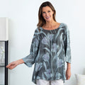 Watercolor Flower Long Sleeve Top