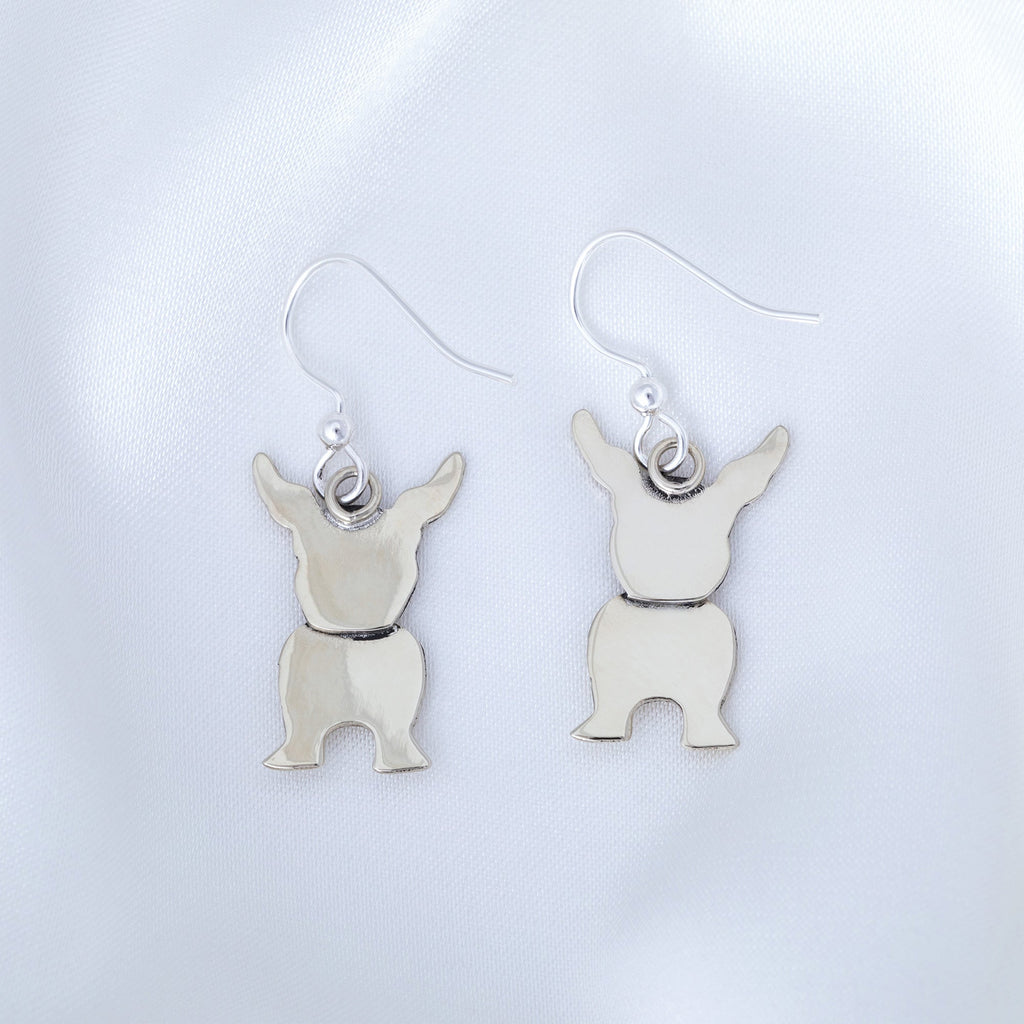 Cat & Dog Mixed Metal Earrings | Handmade, Fair Trade