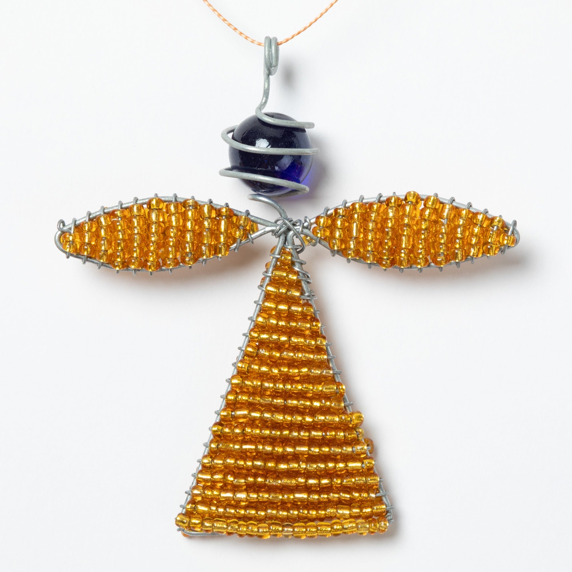 Charming Hand-Beaded Ornament