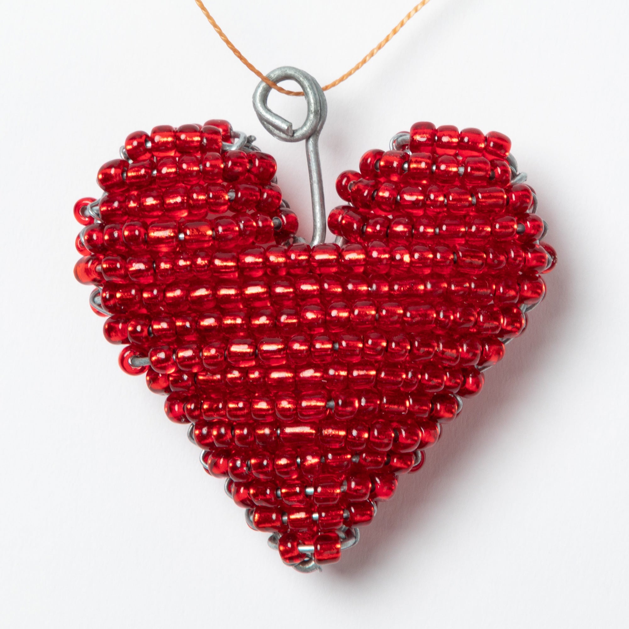Charming Hand-Beaded Ornament
