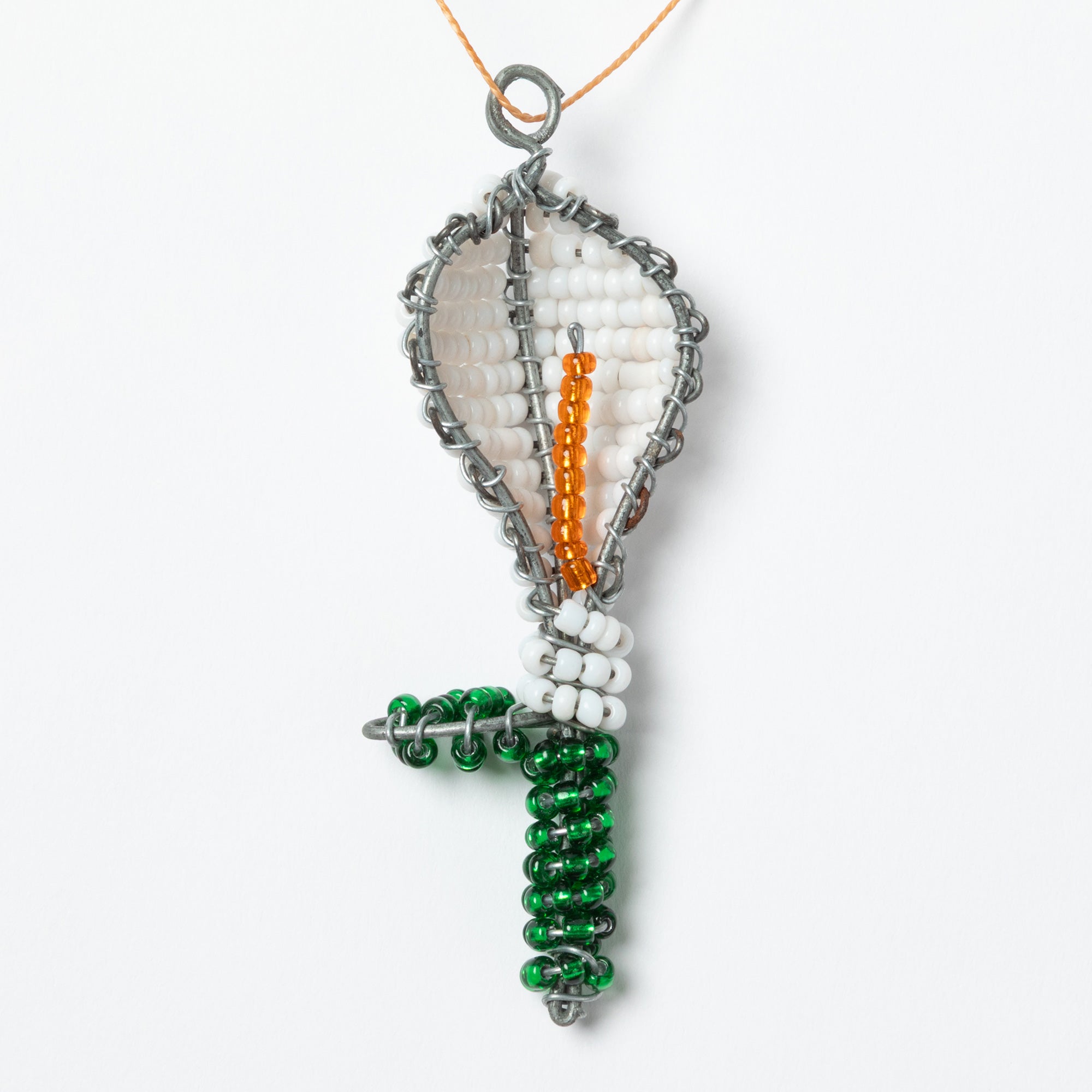 Charming Hand-Beaded Ornament