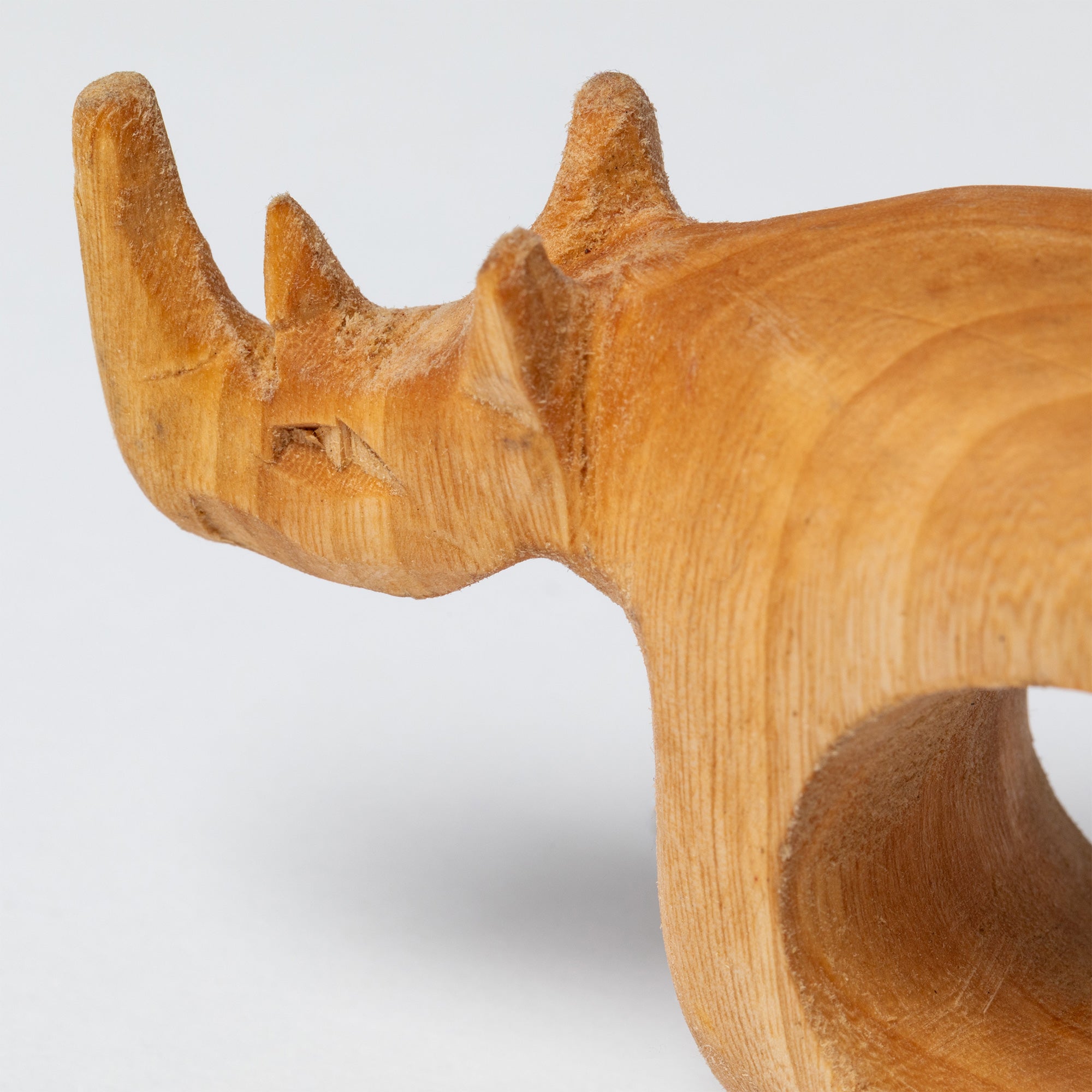 Wildlife Olive Wood Napkin Ring - Set of 4