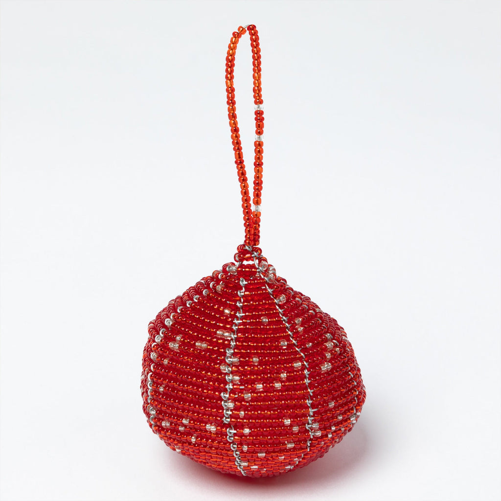 Kenya Hand Beaded Ball Ornament