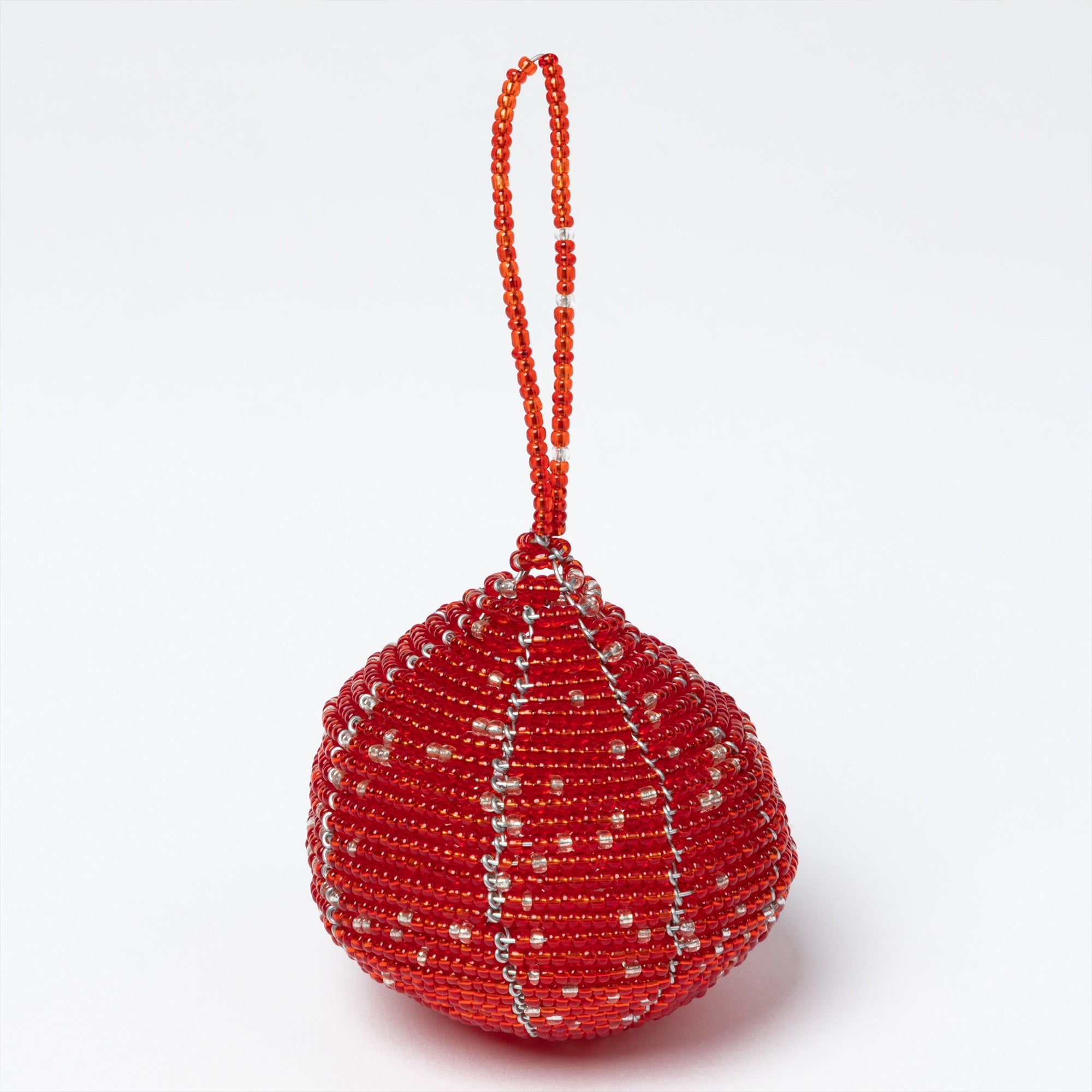Kenya Hand Beaded Ball Ornament