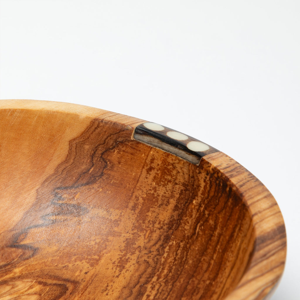 Handcrafted Olive Wood Salad Bowl