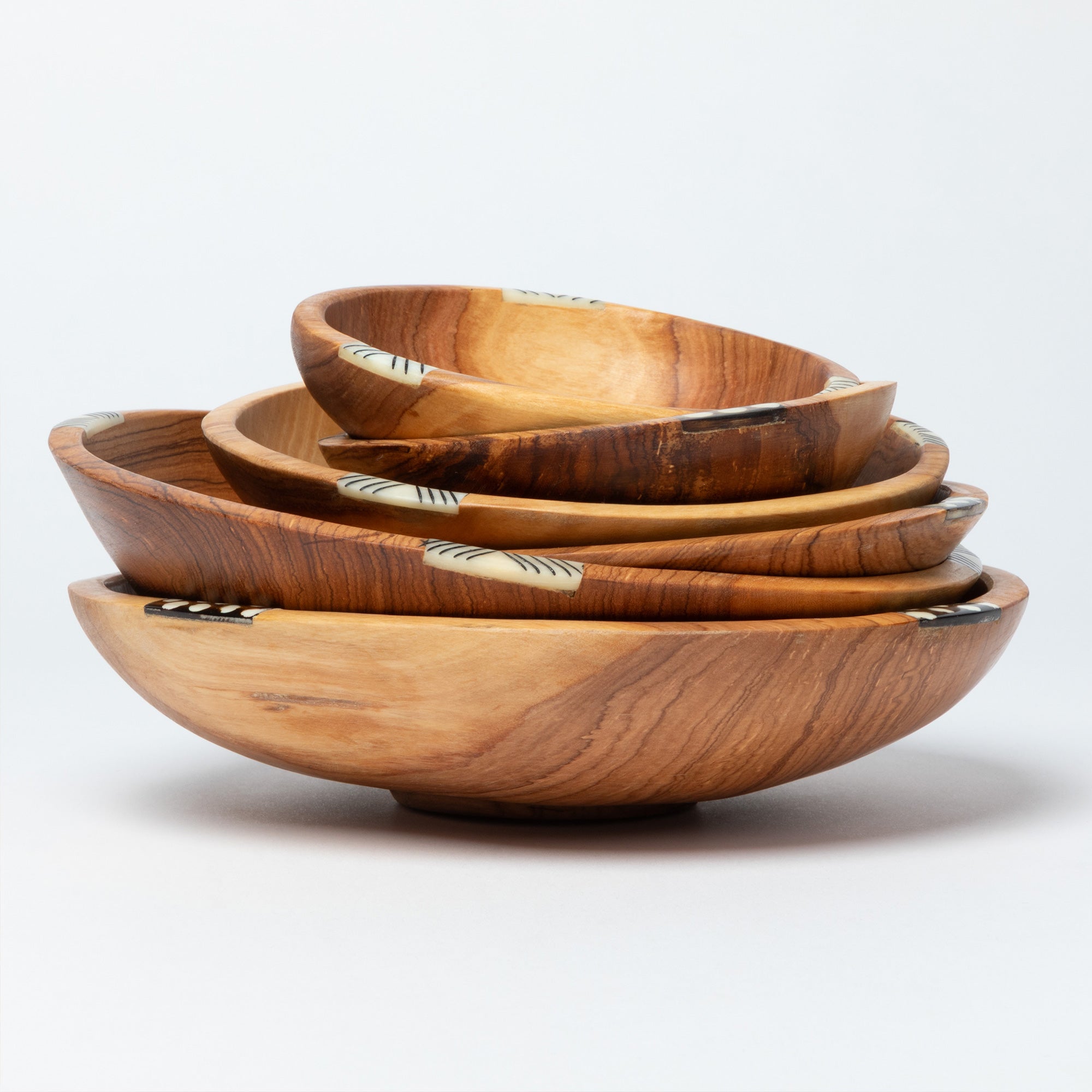 Handcrafted Olive Wood Salad Bowl