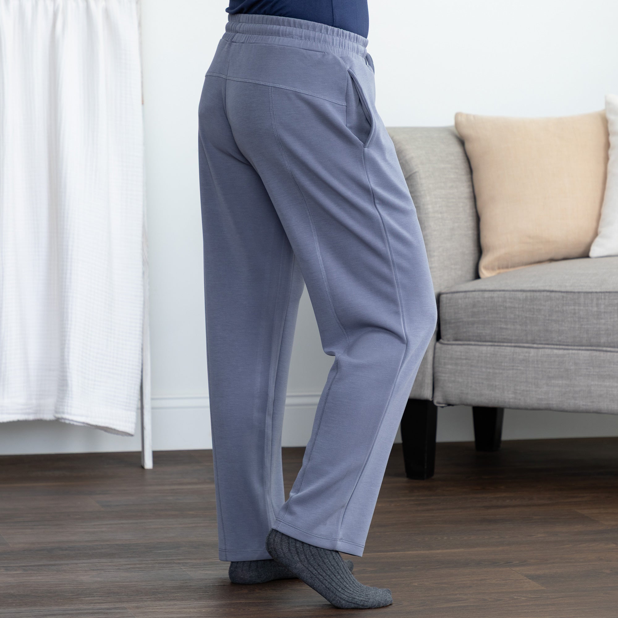 Paw Print Ultra Soft Modal Wrinkle Resistant Pants with Pockets