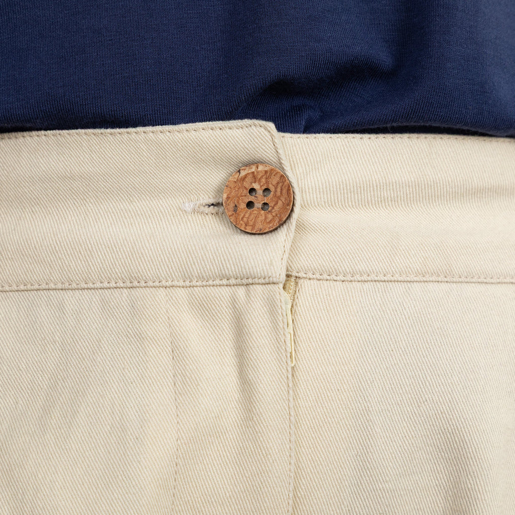 Embroidered Paw & Flower Comfort Waist Pants