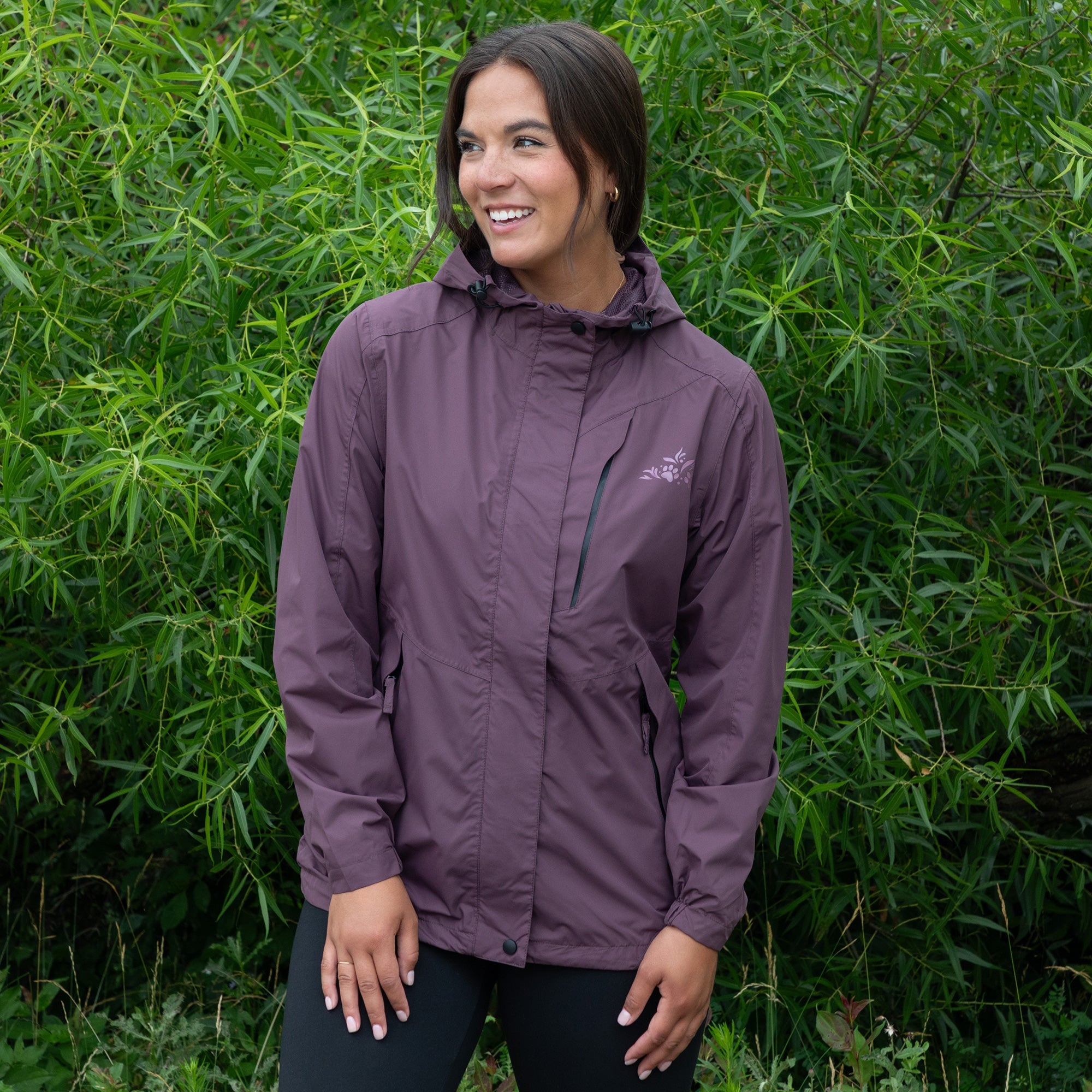 Paw Symphony Magical Print Rain Jacket