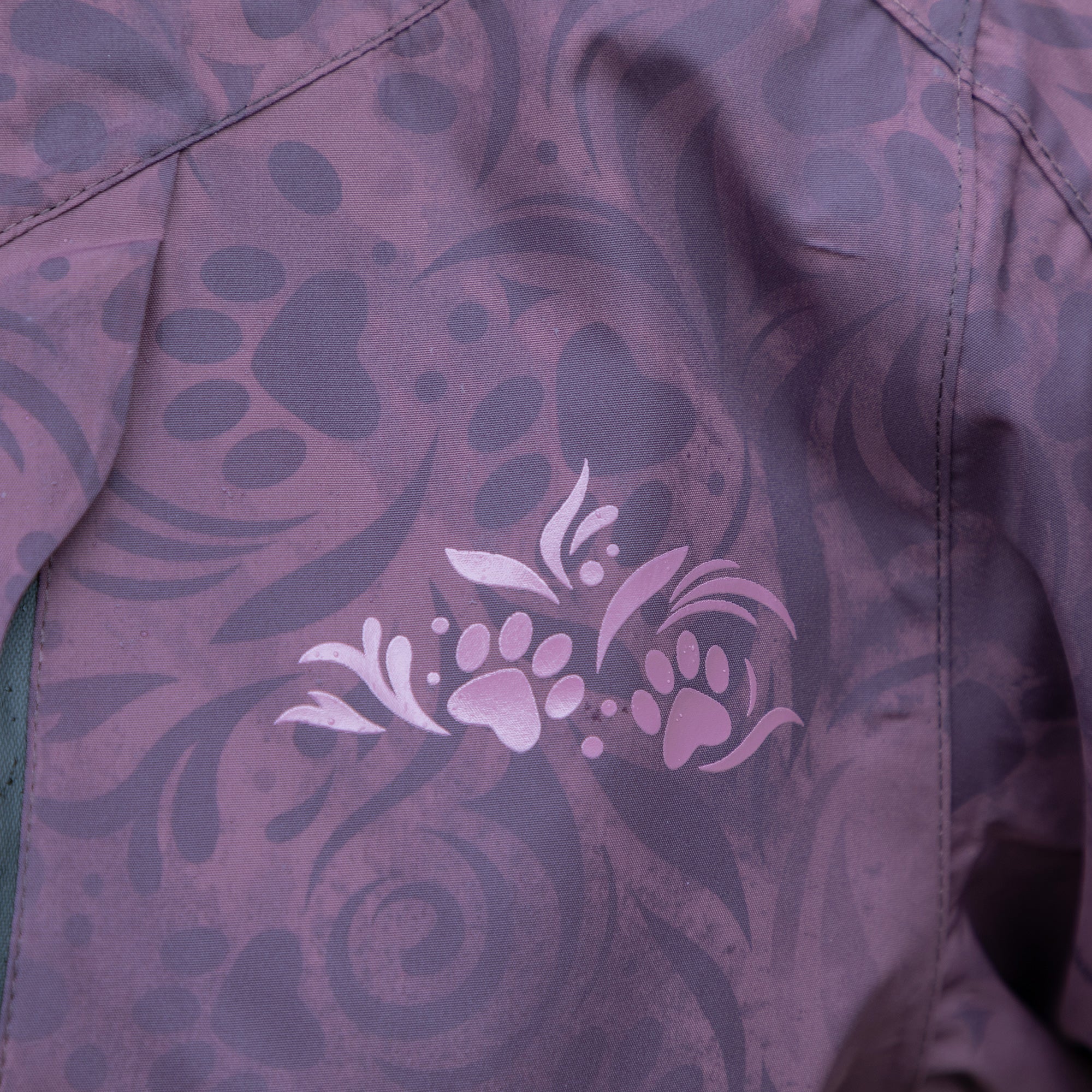 Paw Symphony Magical Print Rain Jacket