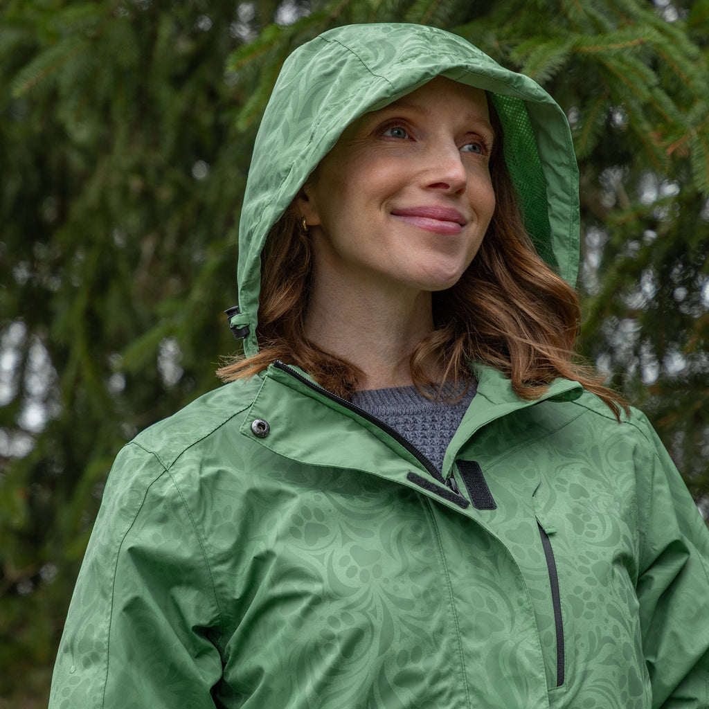 Paw Symphony Magical Print Rain Jacket