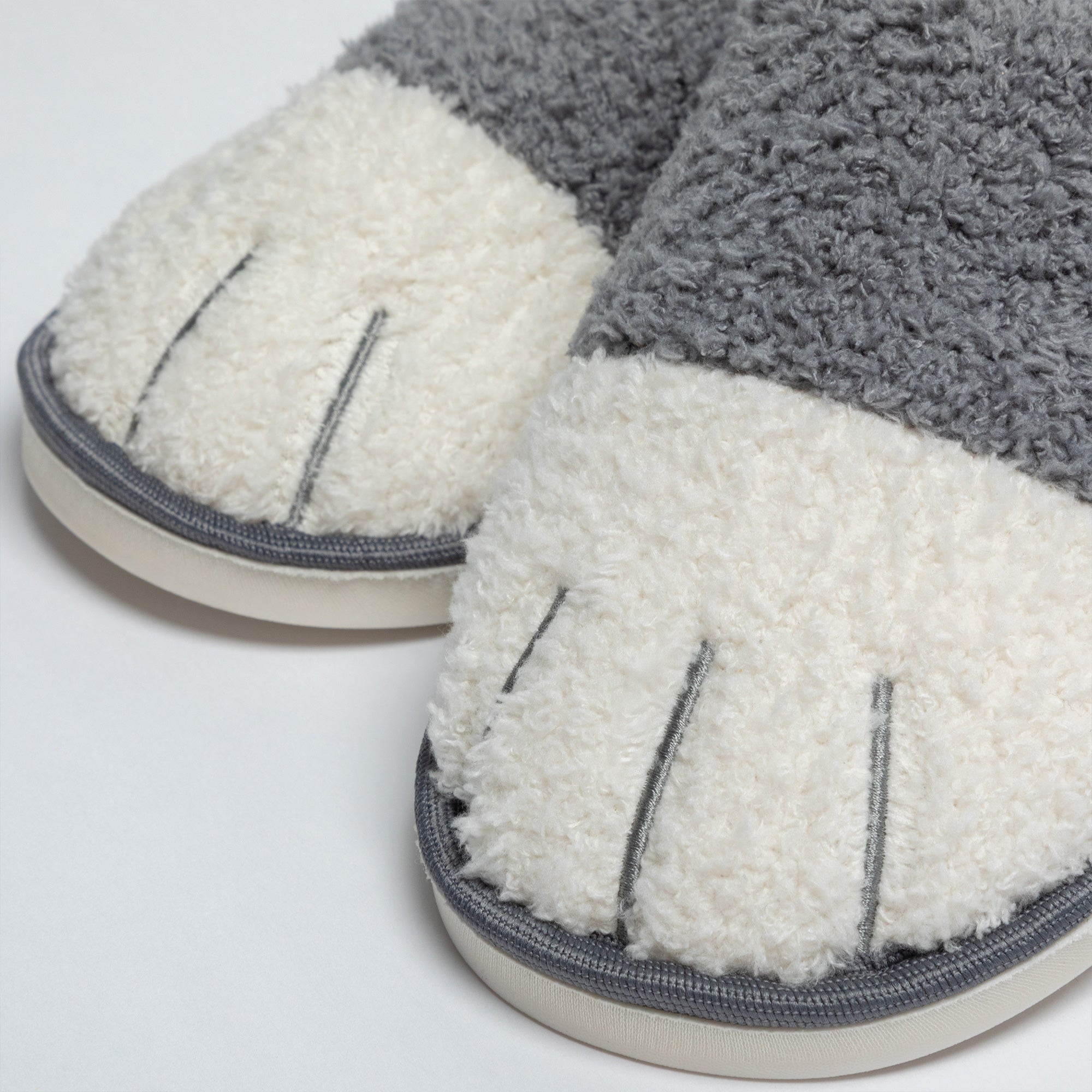 Cat Paw Fuzzy Fleece Slide Slippers