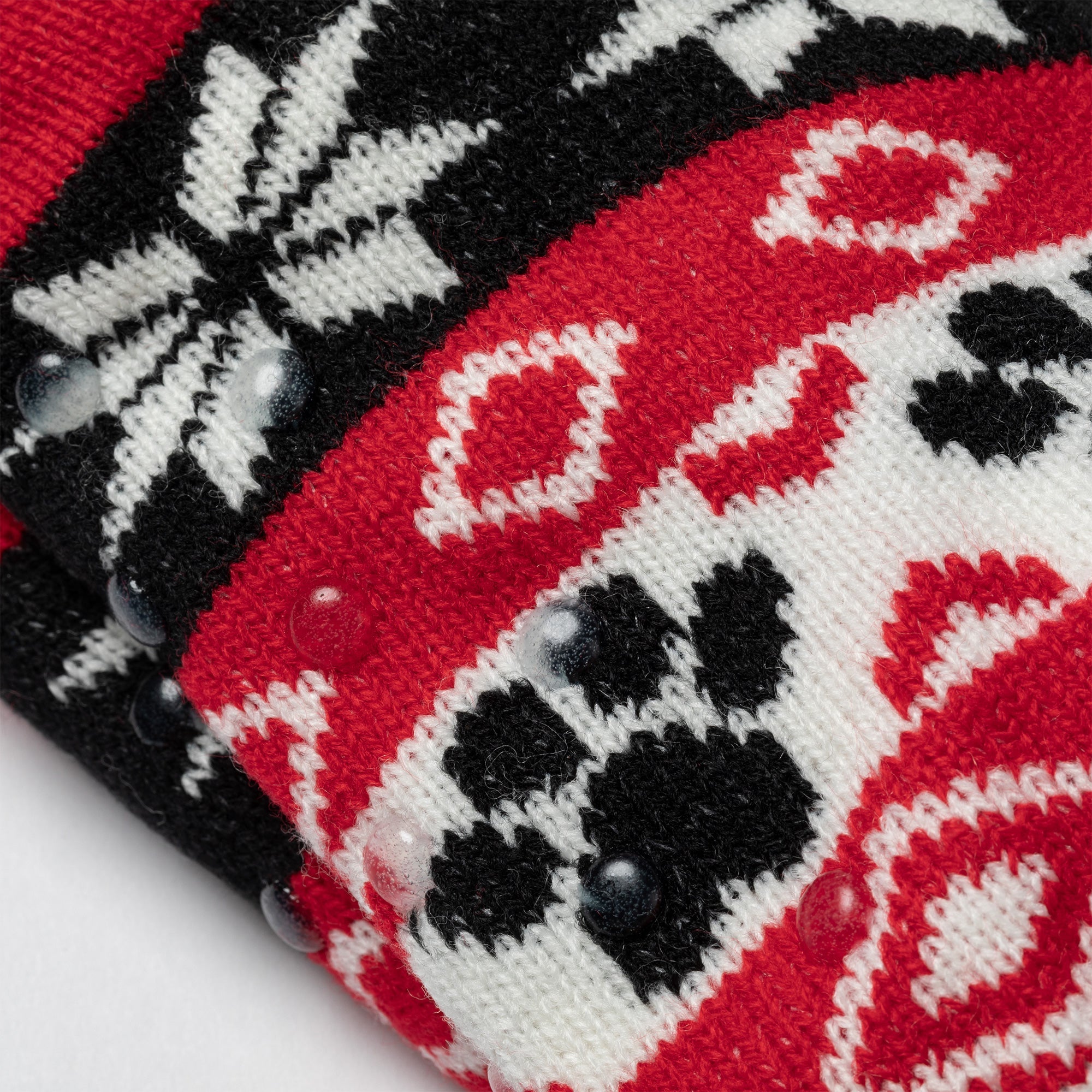 Sherpa Fleece-Lined Paw Print Cabin Slipper Socks