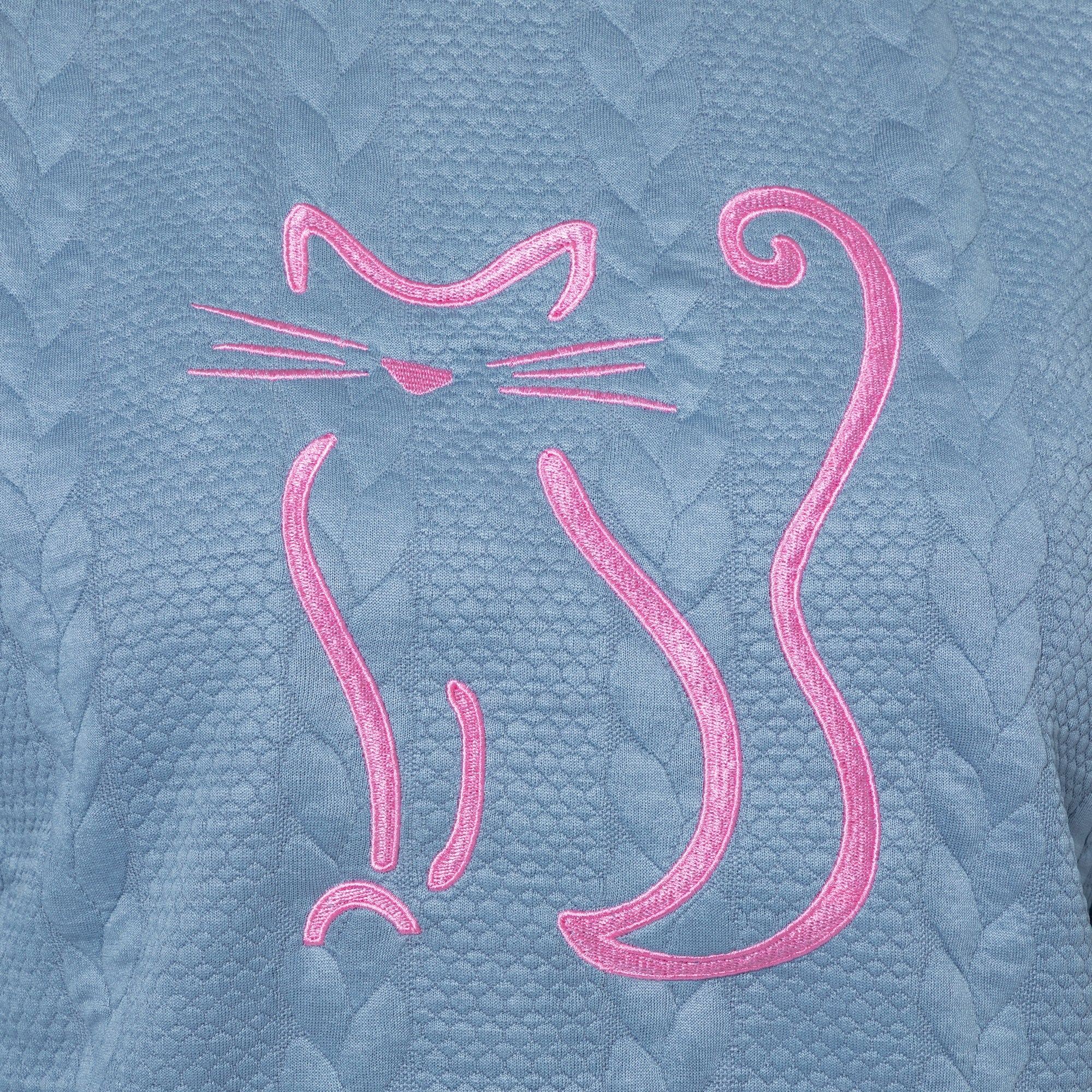 Pet Love Cable Jacquard Crewneck