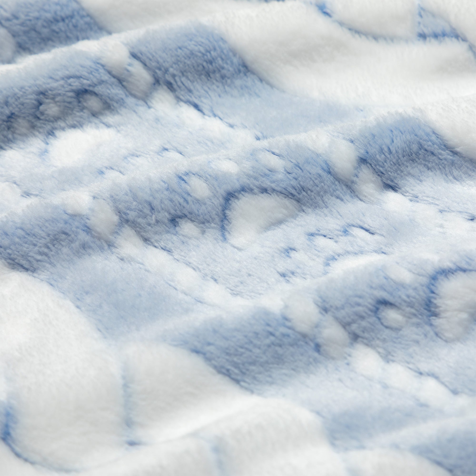 Paw Prints & Cable Fleece Blanket