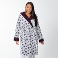 Pet Love Hooded Plush Fleece Robe