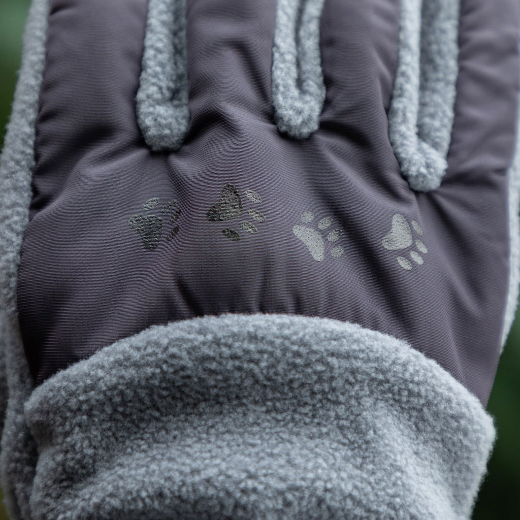 Walking Paws Polar Fleece Touch Screen Gloves