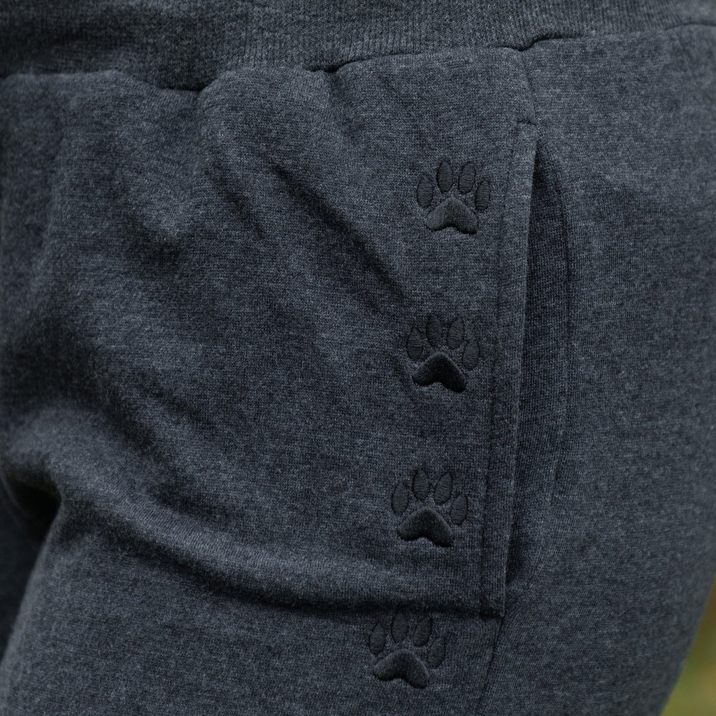 Path of Paws Embroidered Straight Leg Sweatpants