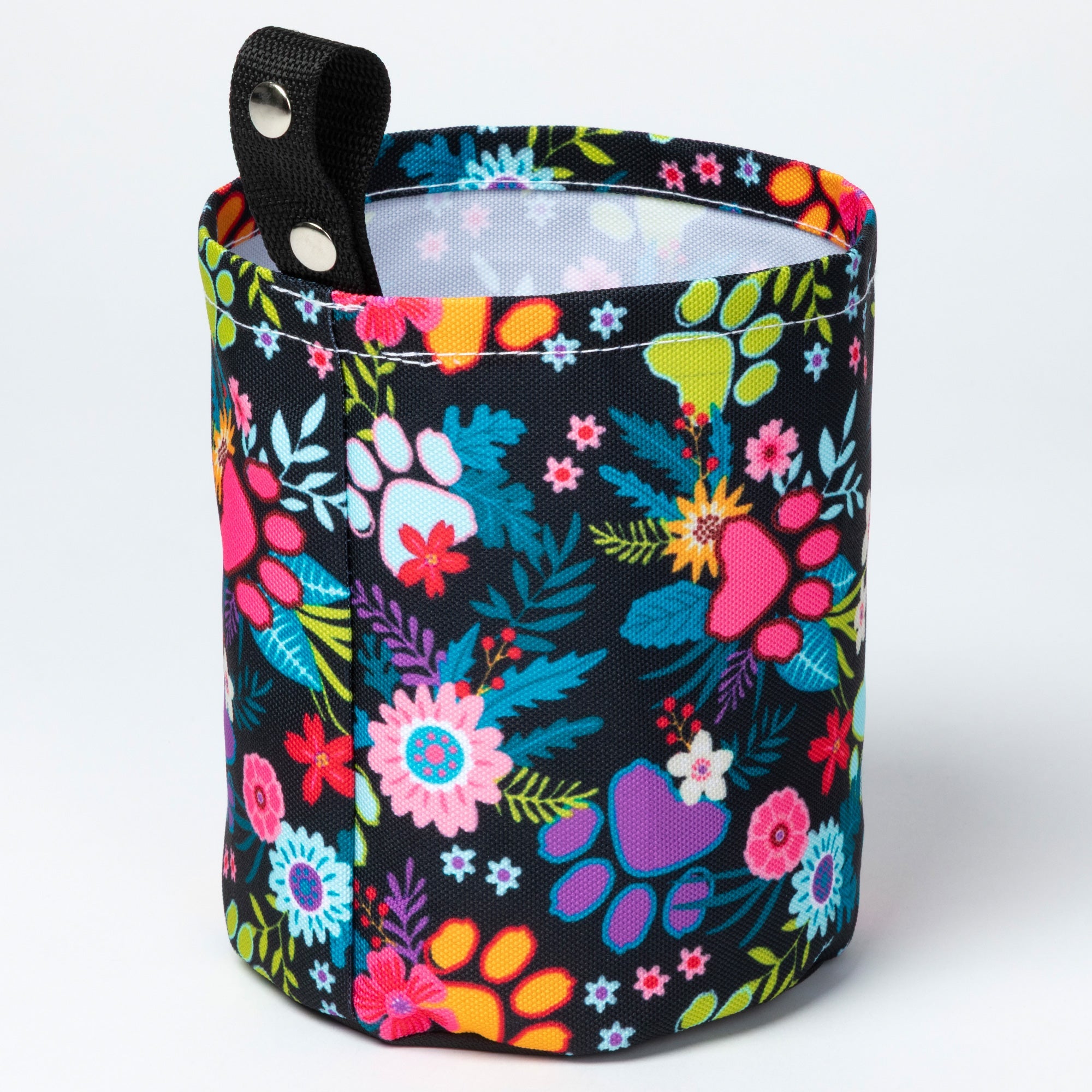 Paw Print Lightweight Foldable Car Trash Can