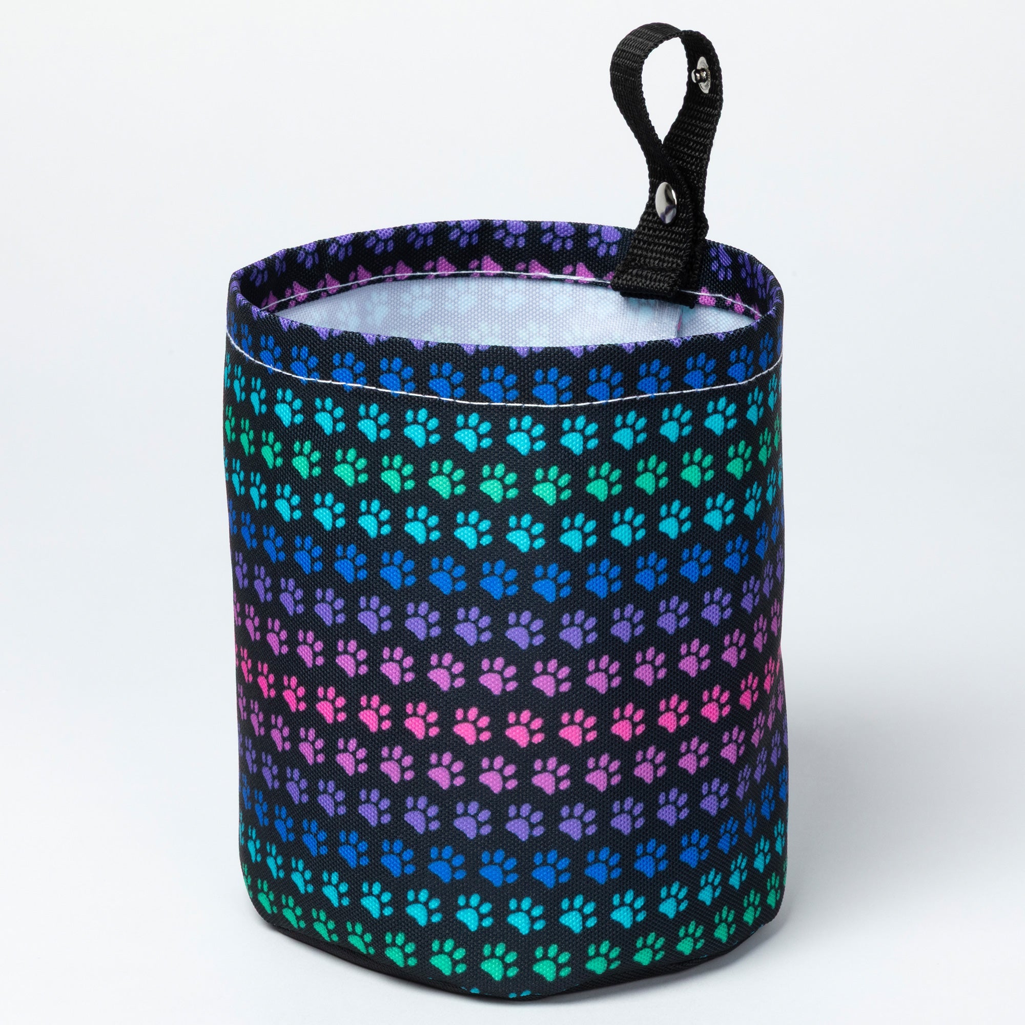 Paw Print Lightweight Foldable Car Trash Can