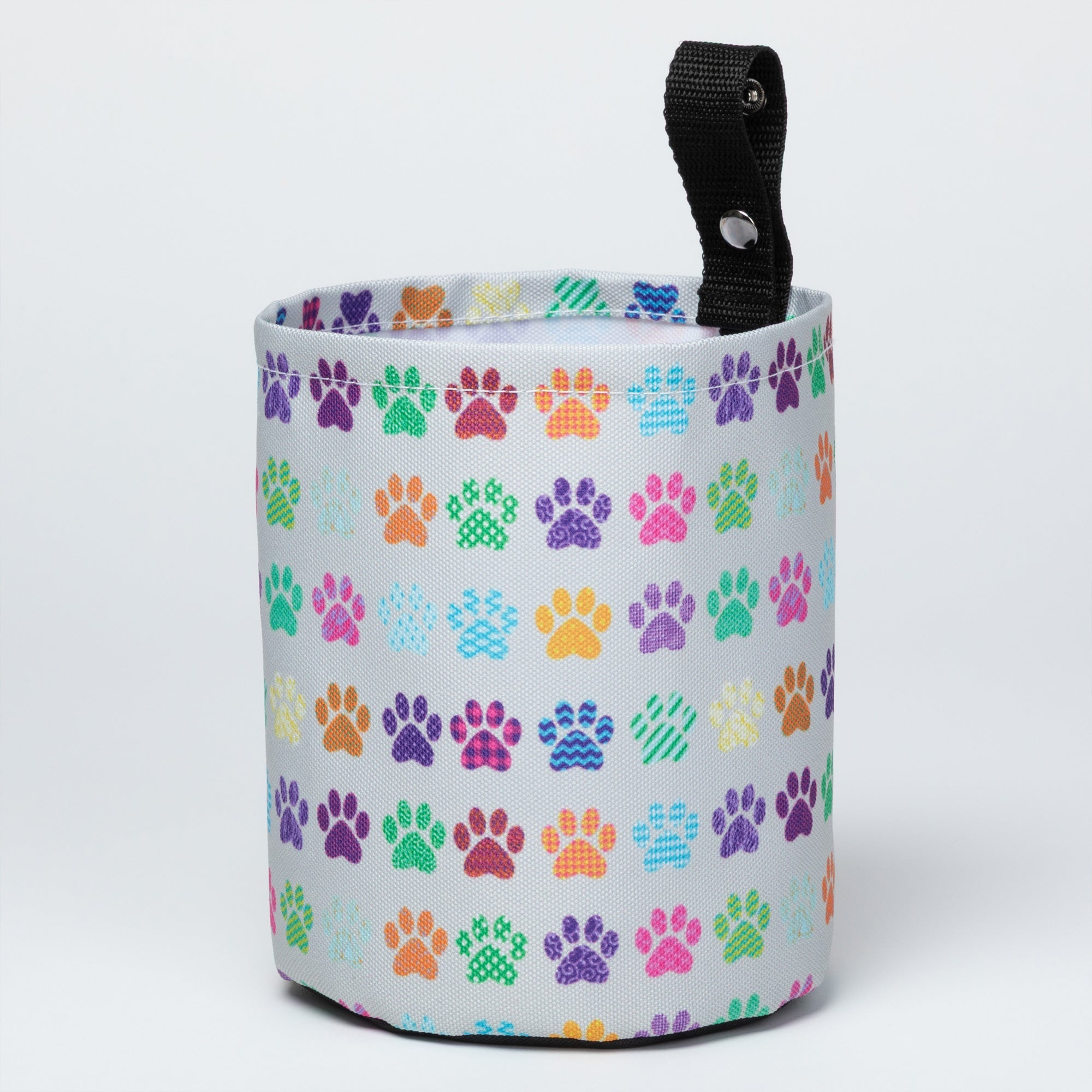 Paw Print Lightweight Foldable Car Trash Can