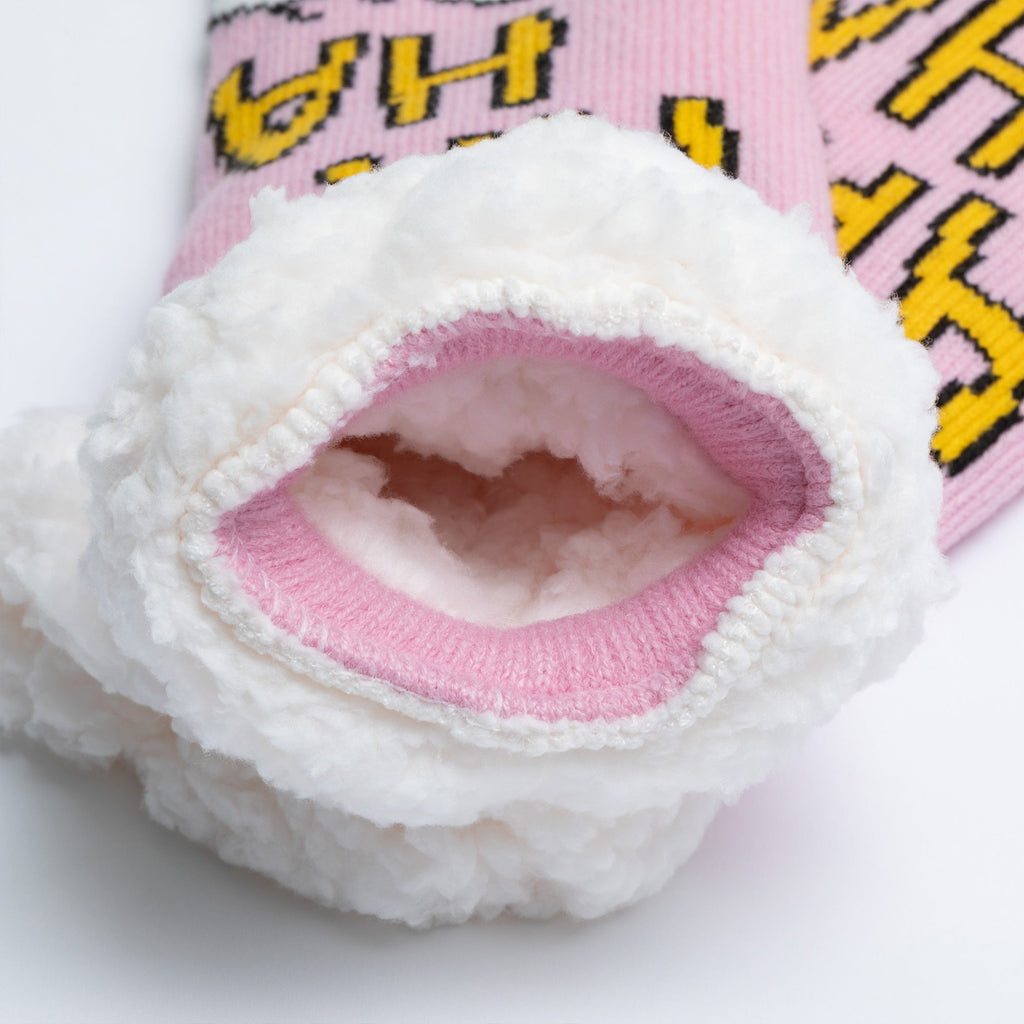 Peanuts Sherpa Lined Slipper Socks