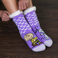 Peanuts Sherpa Lined Slipper Socks