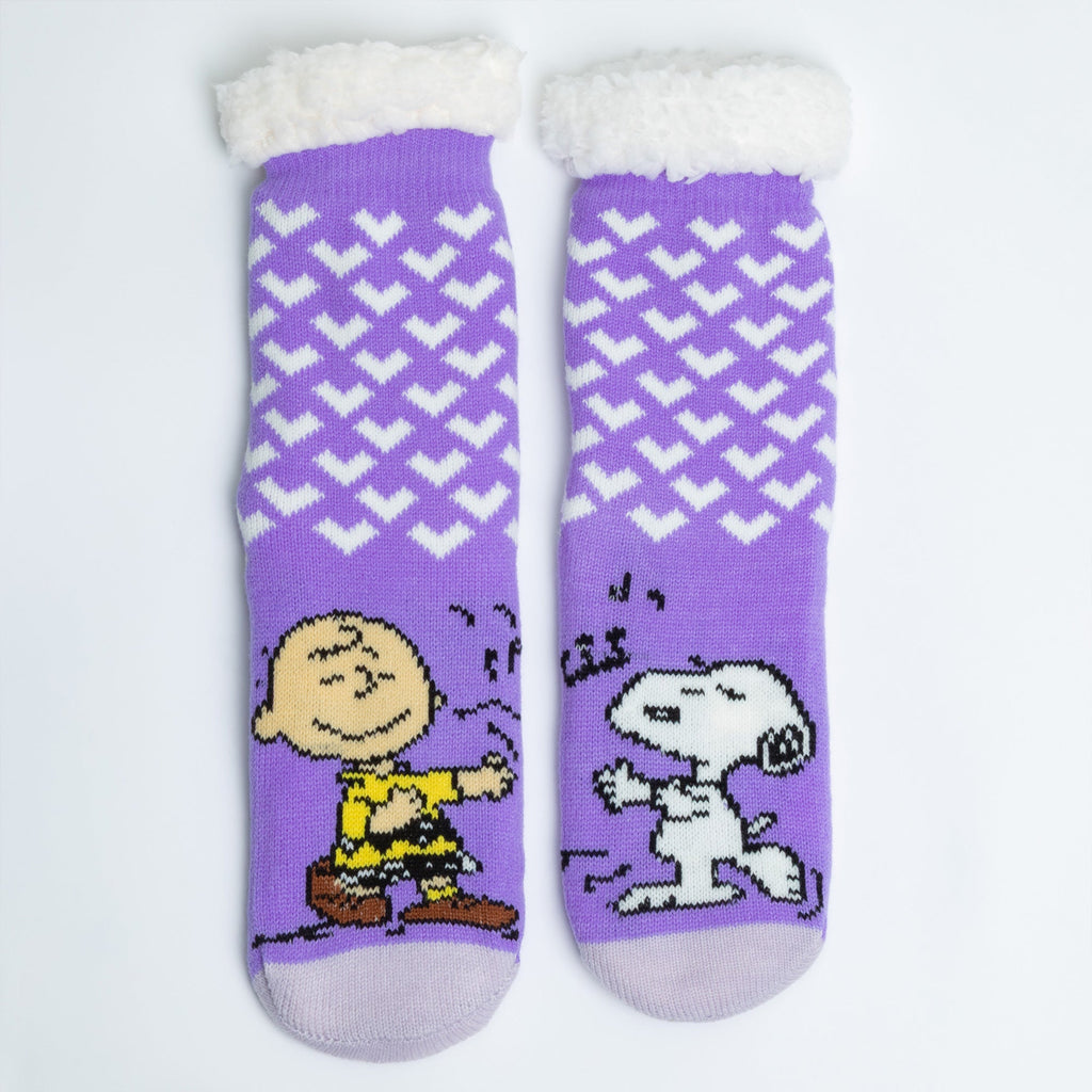 Peanuts Sherpa Lined Slipper Socks