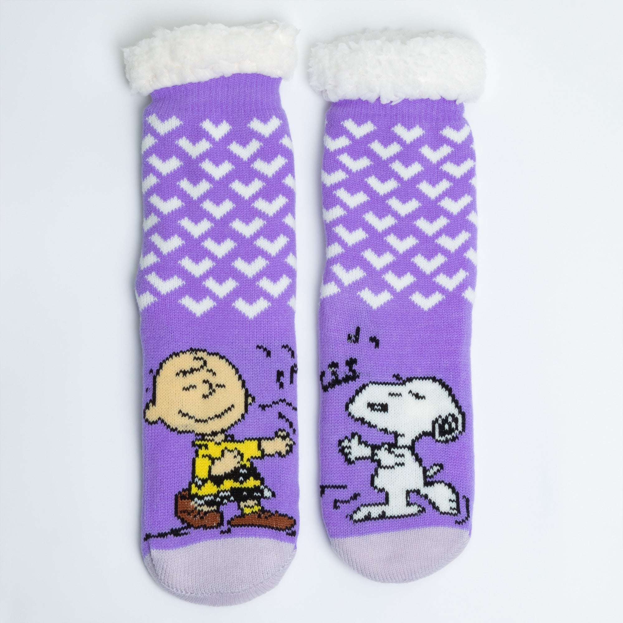 Peanuts Sherpa Lined Slipper Socks