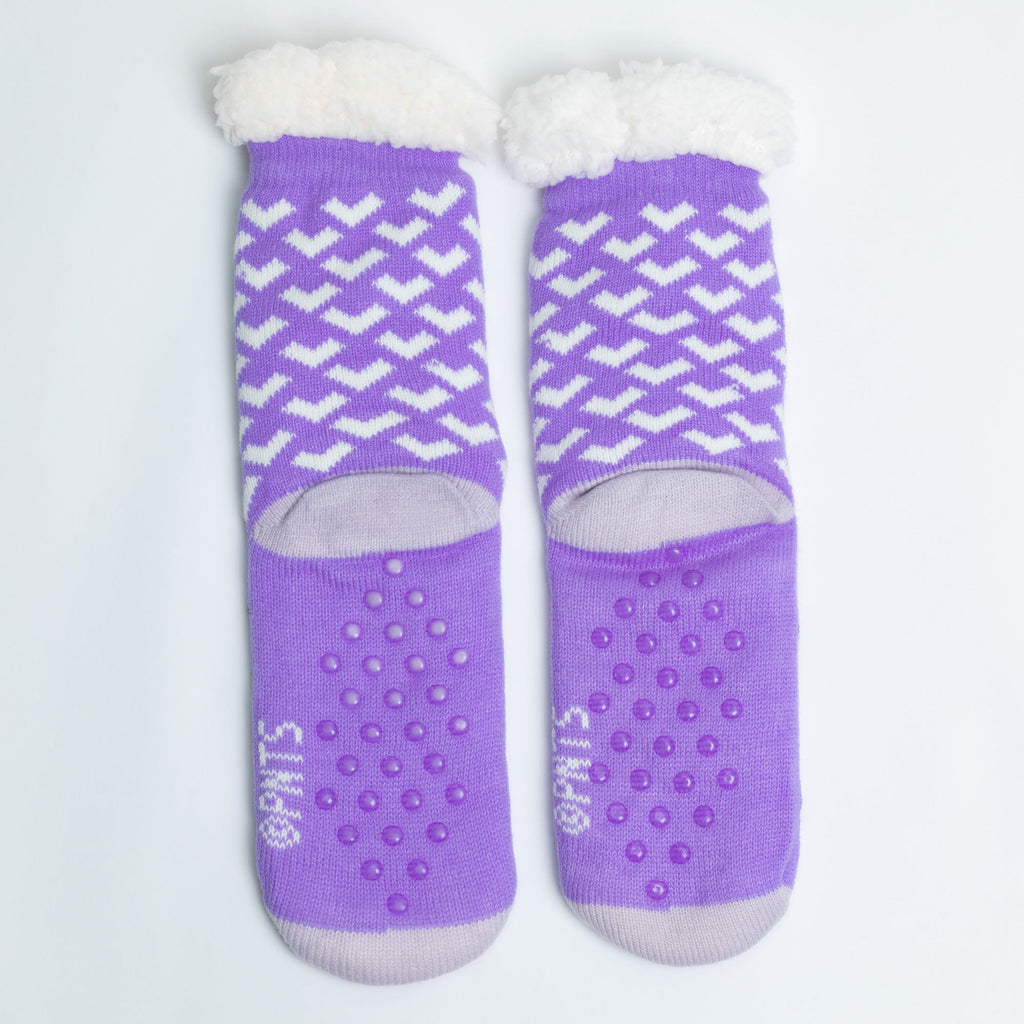 Peanuts Sherpa Lined Slipper Socks