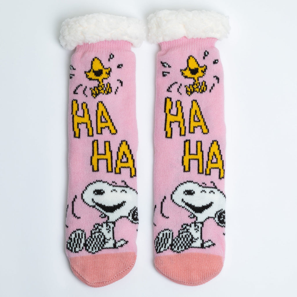 Peanuts Sherpa Lined Slipper Socks