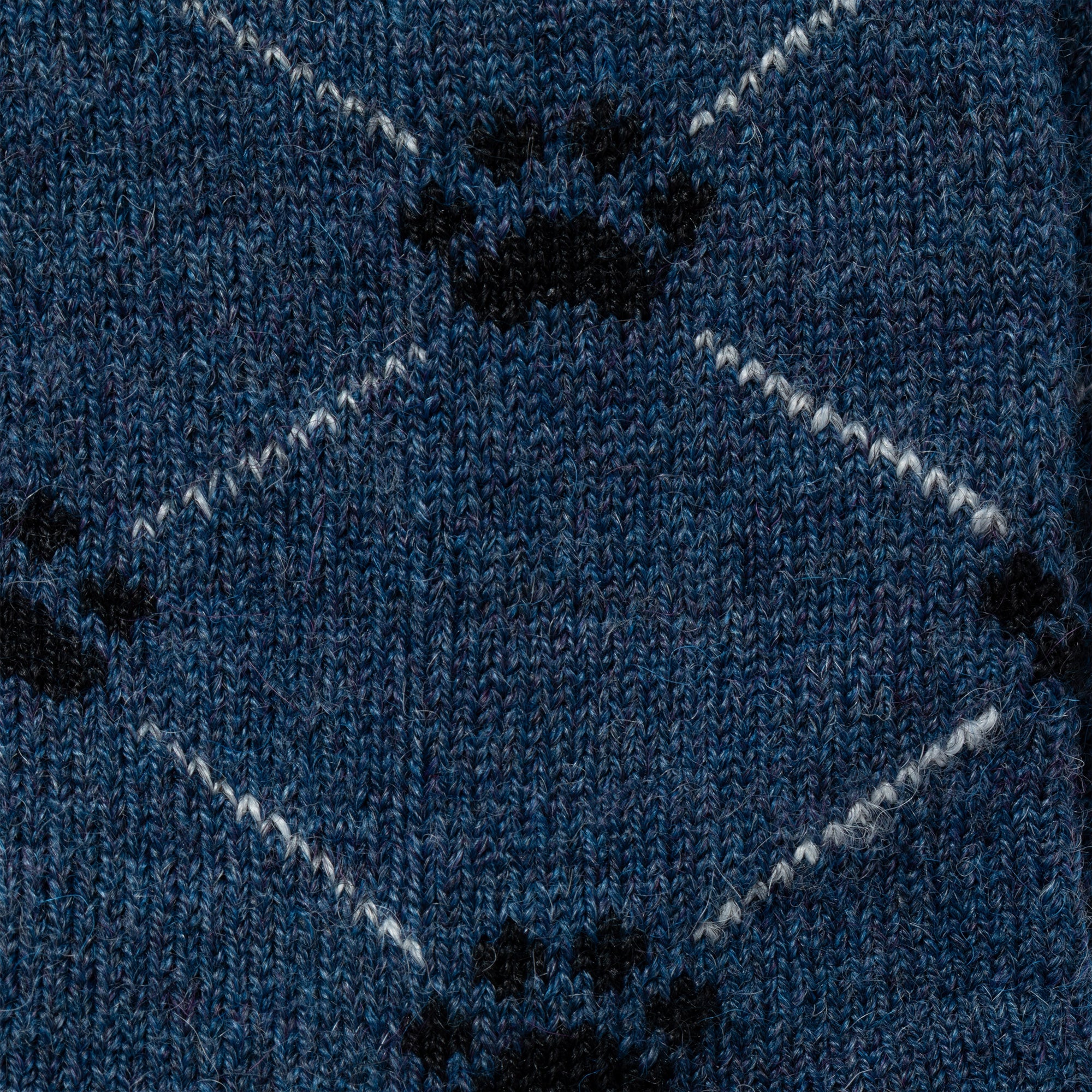 Argyle Paws Alpaca Crew Socks