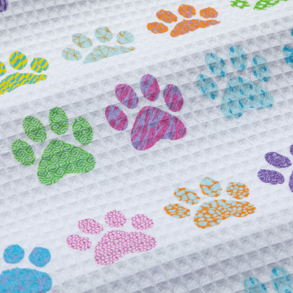 Inspired by Paws Waffle Weave Kitchen Towel - Set of 2