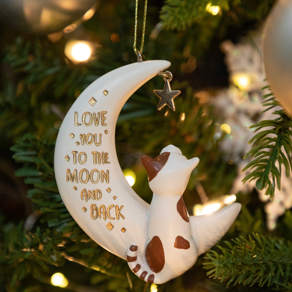 Love You to the Moon & Back Pet Lover Ornament