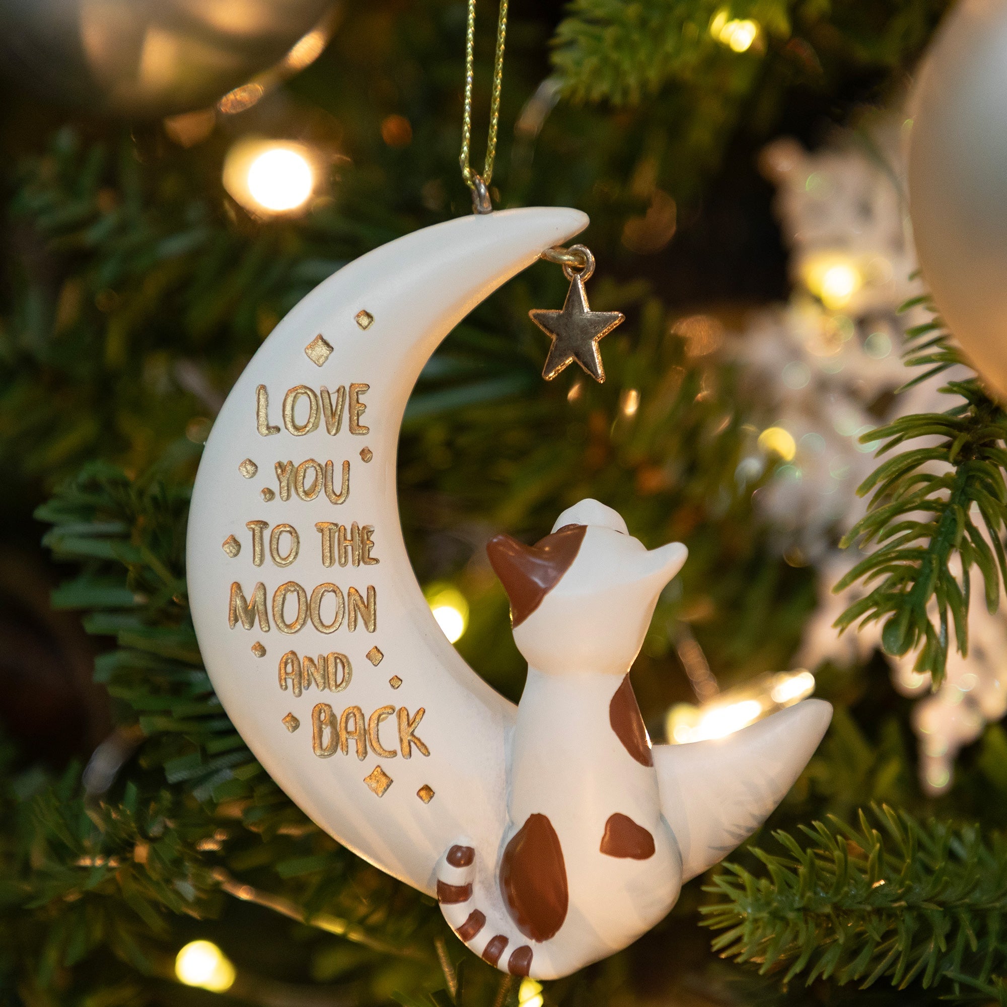 Love You to the Moon & Back Pet Lover Ornament