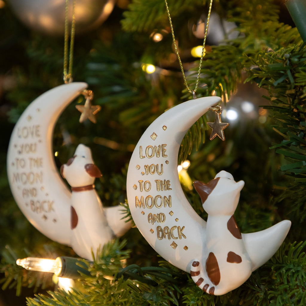 Love You to the Moon & Back Pet Lover Ornament