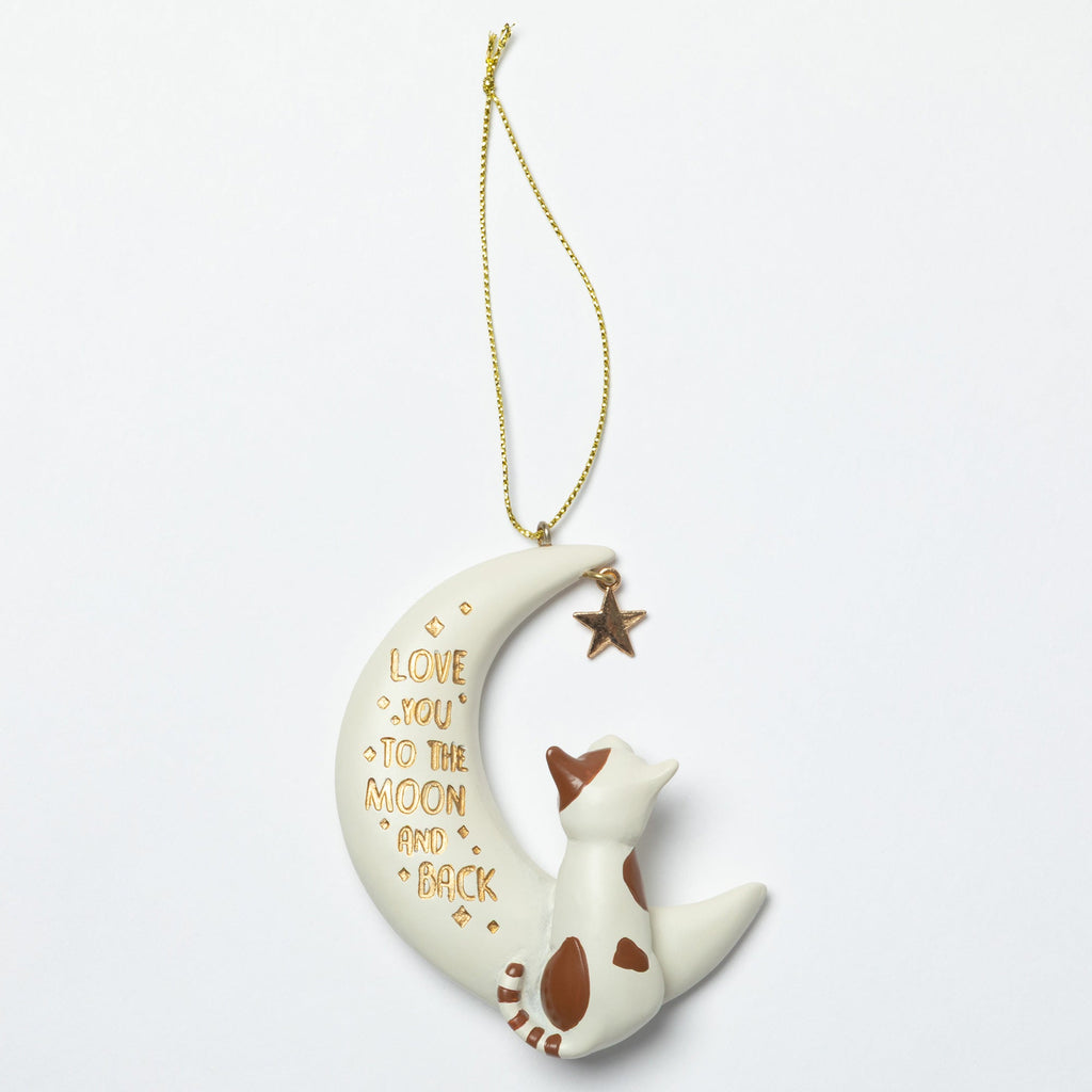Love You to the Moon & Back Pet Lover Ornament