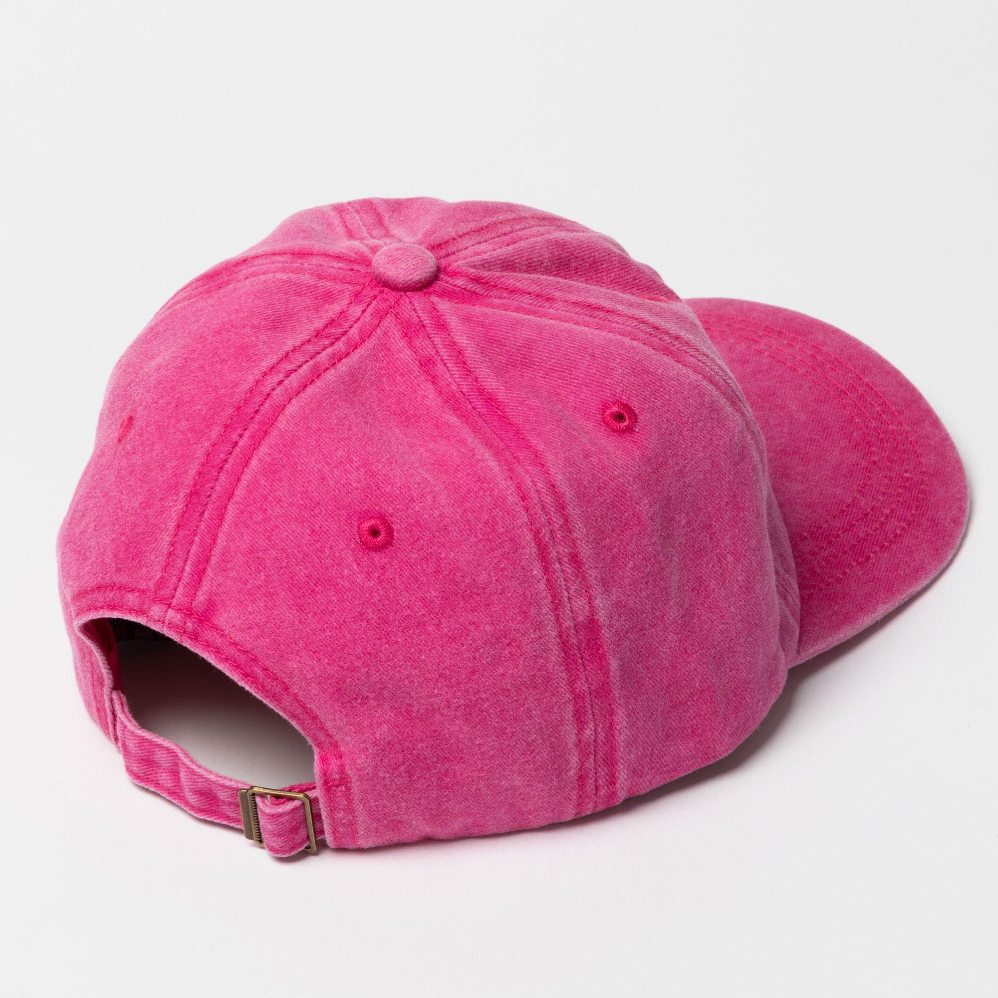 Paw & Floral Soft Distressed Cotton Baseball Cap