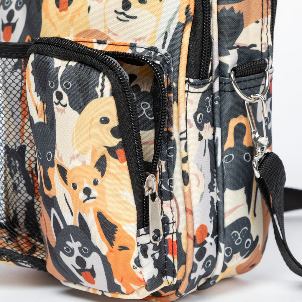 Paw Love Expandable Crossbody Daypack