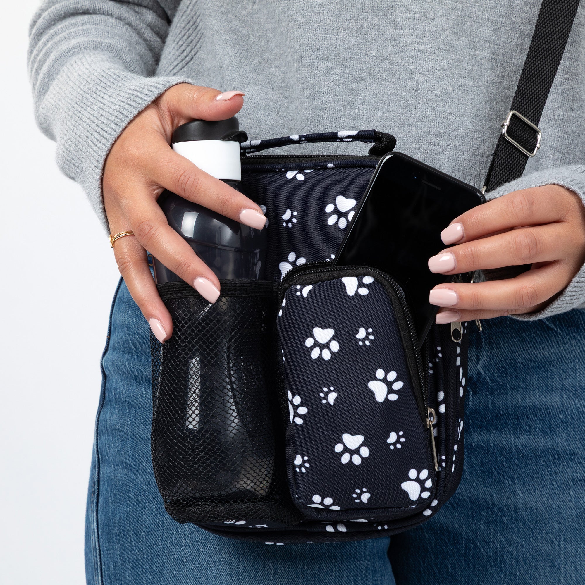 Paw Love Expandable Crossbody Daypack