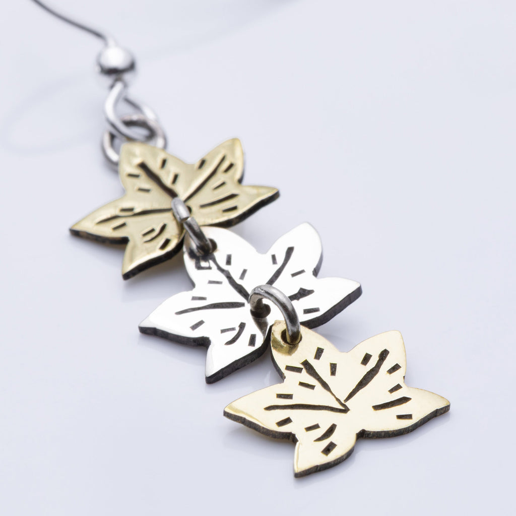 Whimsical Leaf Dangle Earrings