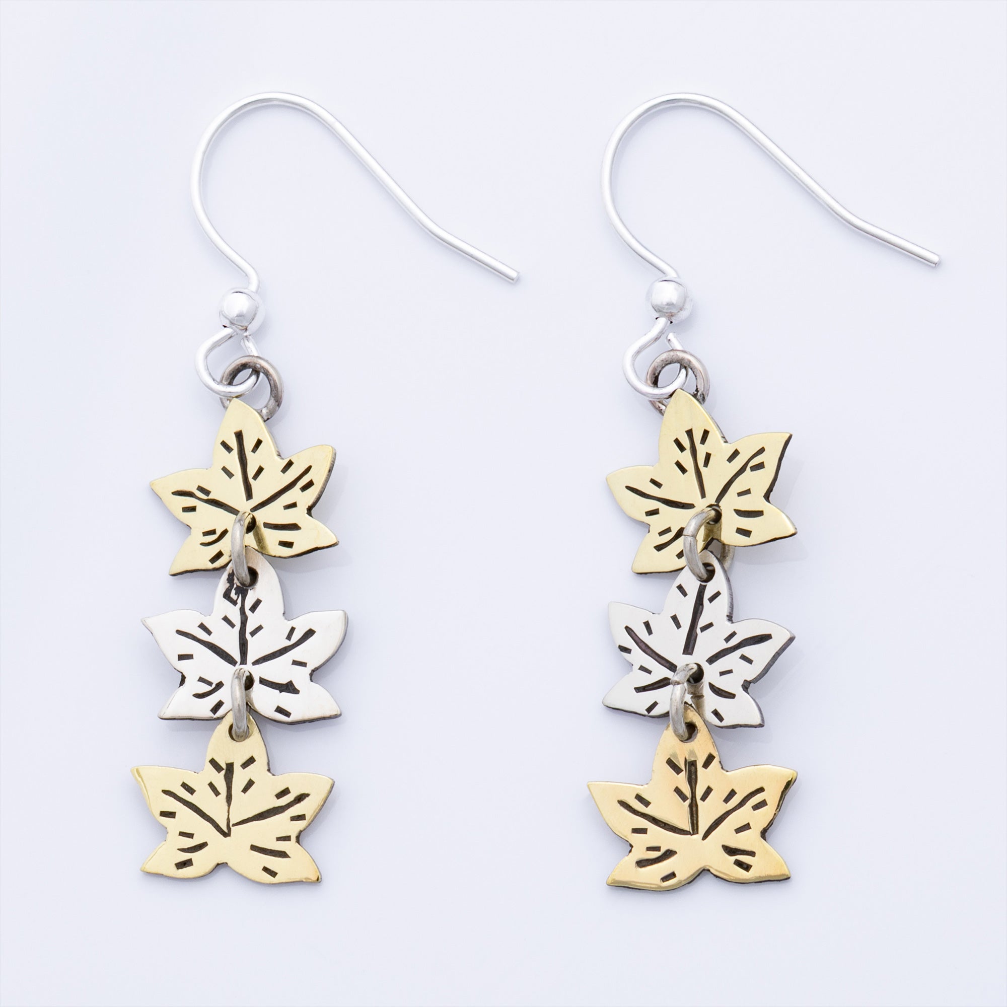 Whimsical Leaf Dangle Earrings