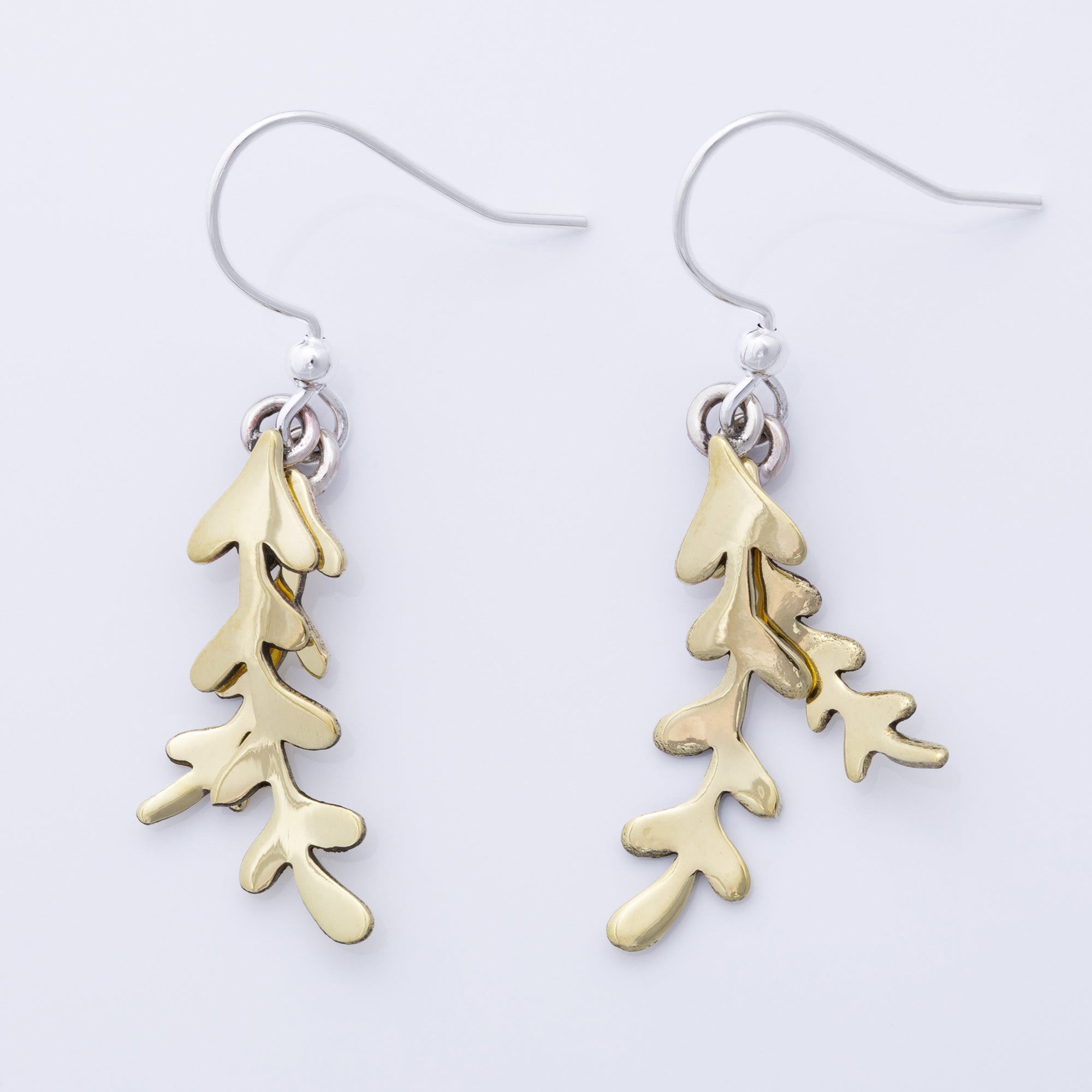 Whimsical Leaf Dangle Earrings