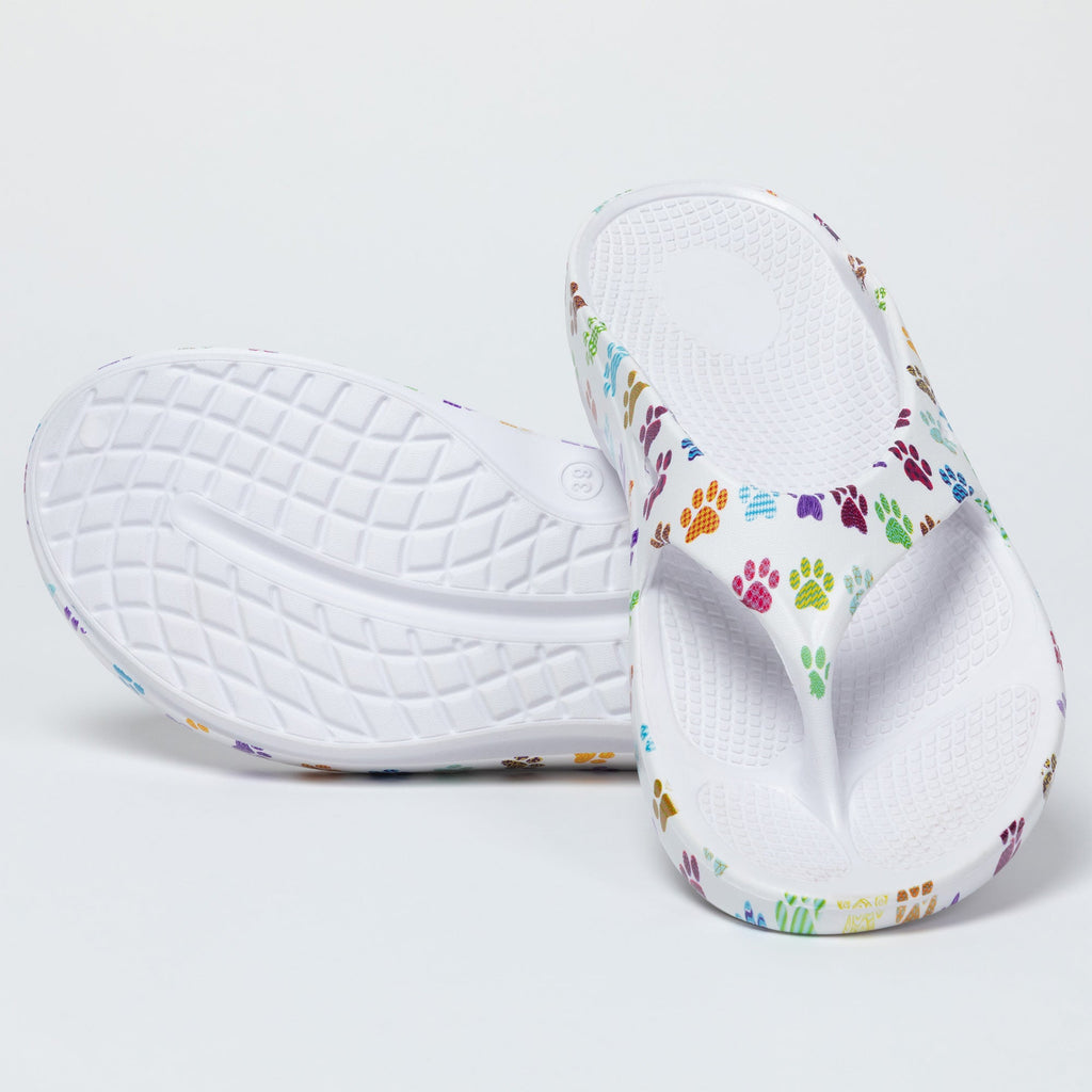 Paw Shock-Absorbing Arch Support Recovery Flip Flops