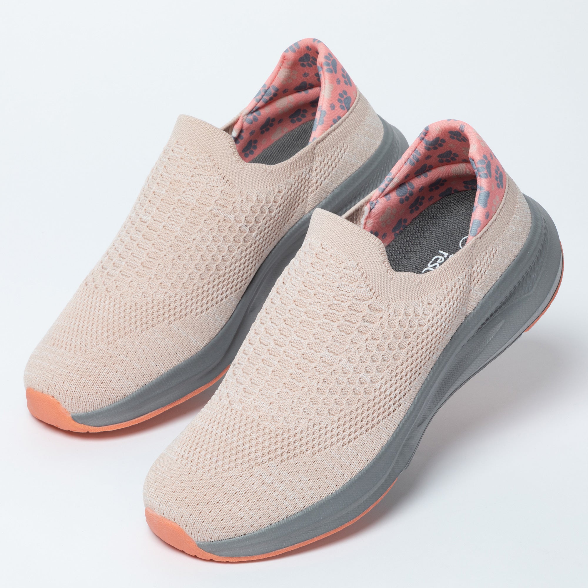 Paw Slide-in Walking Shoes with Cushioned Heel Support