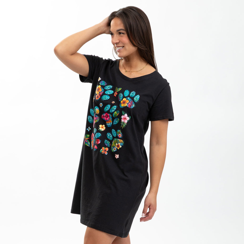 Tropical Paw 100% Cotton Short Sleeve Nightgown
