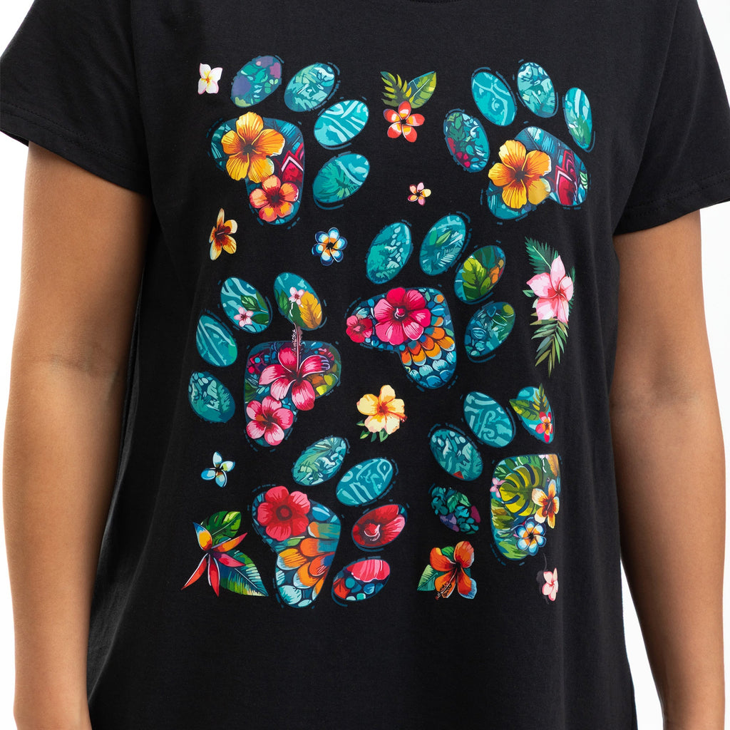 Tropical Paw 100% Cotton Short Sleeve Nightgown