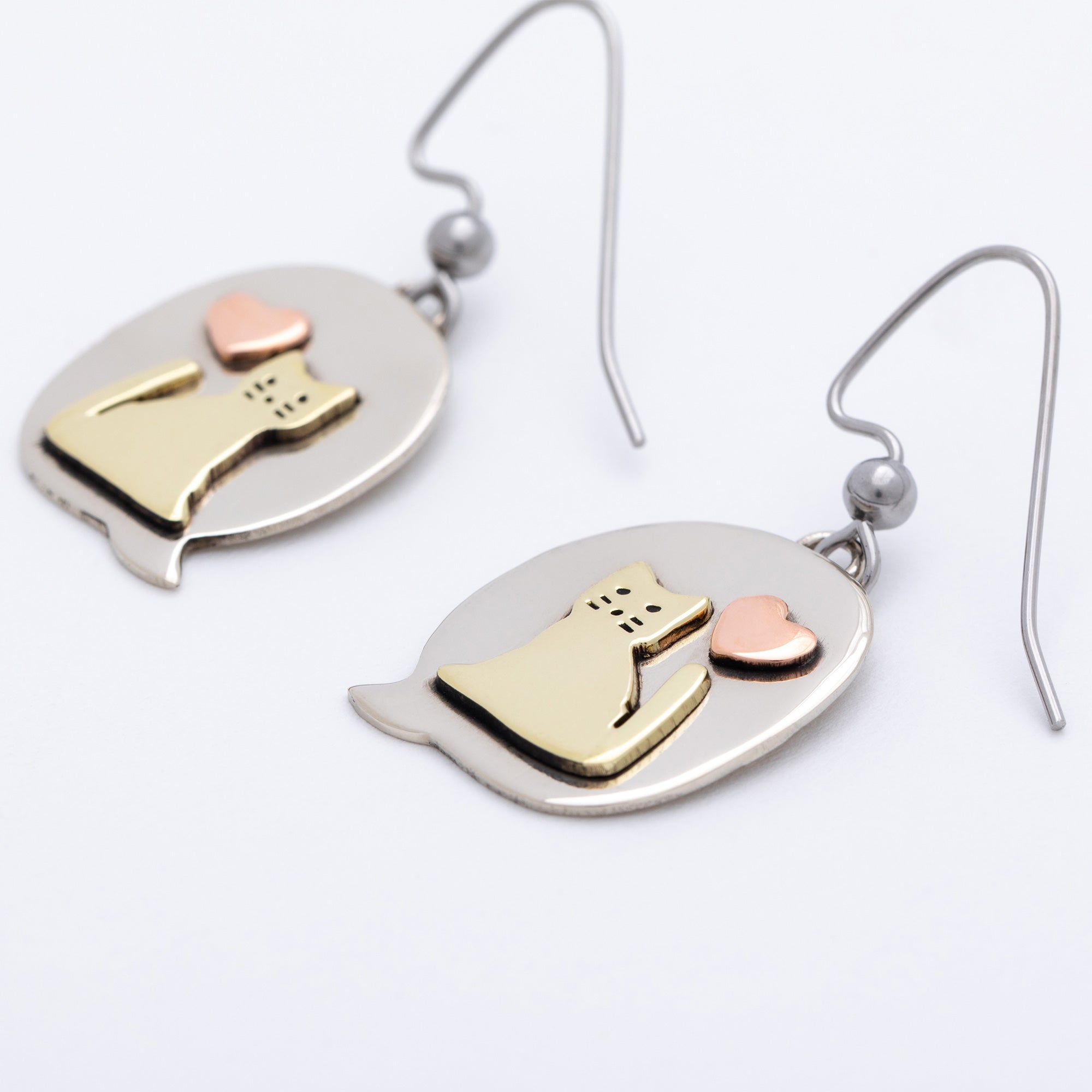Text Bubble Pet Fair Trade Dangle Earrings