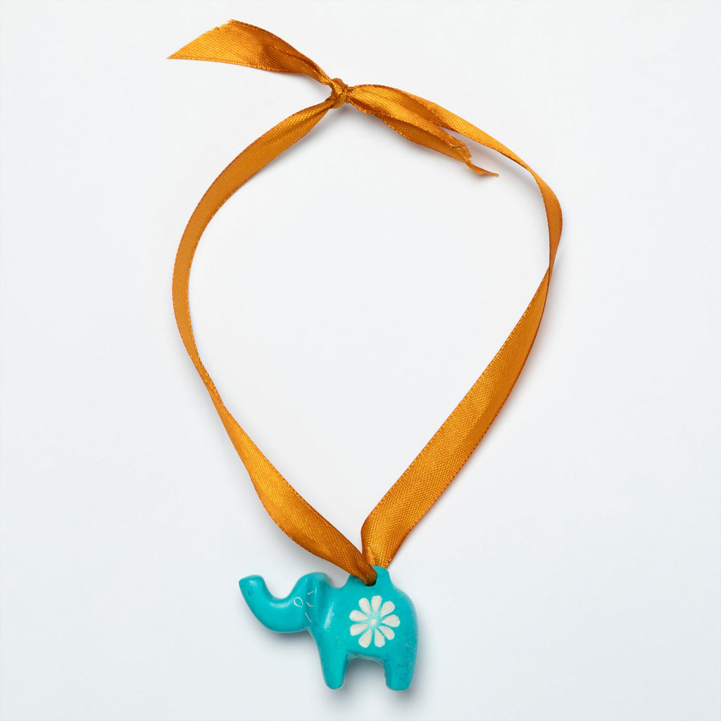 Elephant Soapstone Kenyan Ornament